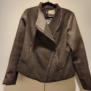 Kensie Women's Textured Grey Jacket